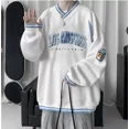 thumbnail image 3 of Sudadera Casual Holgada Con Letras Bordadas De Moda, 3 of 8