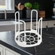 thumbnail image 5 of Estante de cocina telescópico vertical, organizador para estufa y mesa de comedor, 1 estante extensible para tarros de especias y utensilios de cocina, solución de almacenamiento que ahorra, 5 of 8
