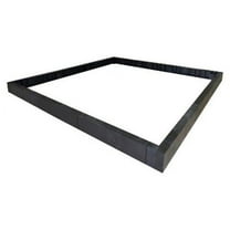 Palram - Canopia Hobby/Grand Gardener and Prestige Greenhouse Base Kit 8' x 8' - Black