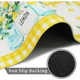 thumbnail image 3 of Lemon Kitchen Mat Set of 2, Yellow Lemon Kitchen Decor and Accessories, Lemon Kitchen Rug Runner, Lemon Kitchen Rugs and Mats Non Skid Washable, Lemon Decorations for Kitchen, Lemon Rug 17x29+17x47 In, 3 of 6