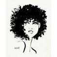 thumbnail image 2 of Tavoletti, Anne 15x18 White Modern Wood Framed Museum Art Print Titled - Brush Portrait X, 2 of 4