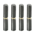 thumbnail image 1 of Uxcell 4Pack Bisagras de barril para soldar, 2-3/8" x 6/16" (LxD) Acero al carbono desmontable soldable, 1 of 6