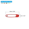 thumbnail image 2 of Uxcell Safety Pins 0.98 Inch Metal Small Sewing Pins Multicolored 100Pcs, 2 of 5