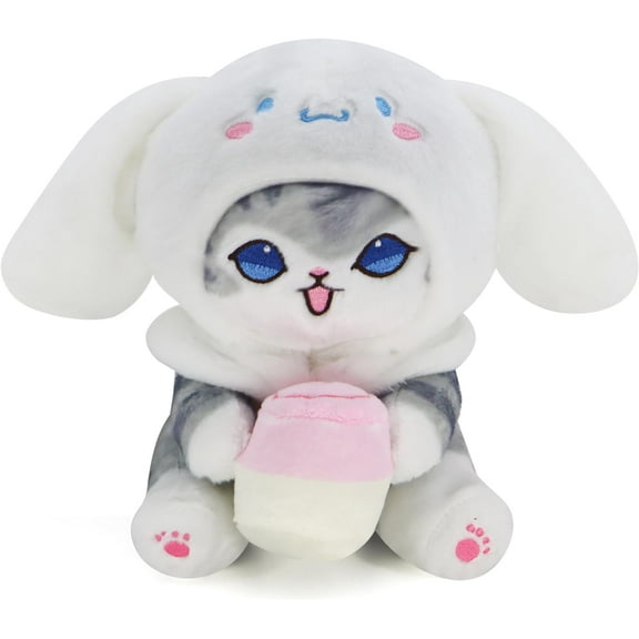 Cute Cat Plush Toy Stuffed Animal Doll, Soft Pillow (20cm/7.8in)