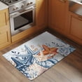 thumbnail image 2 of Bathroom Rugs 2x3 Ft, Orange Blue Starfish Coastal Non Slip Area Rugs for Kitchen Bedroom Entryway, Summer Beach Eucalyptus Washable Carpet Runner Rug Floor Mats for Bedroom Home Decor, 2 of 8