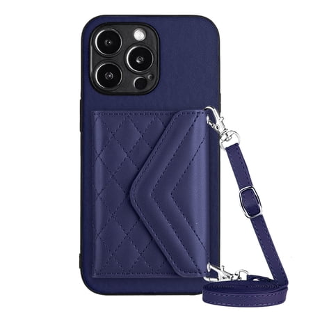 TECH CIRCLE Wallet Case For iPhone 12 Mini with Card Holder,Flip Premium PU Leather Magnetic Clasp Kickstand Heavy Duty Protective Cover with Lanyard Strap for Apple iPhone 12 mini 5.4" 2020,Blue