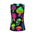 thumbnail image 5 of Haiem Bright Mushrooms Workout Tank Tops for Women, Athletic Sports Slim-Fit Tank Tops, Compression Sleeveless Dry Fit Shirts,Athletic Shirt-Large, 5 of 9