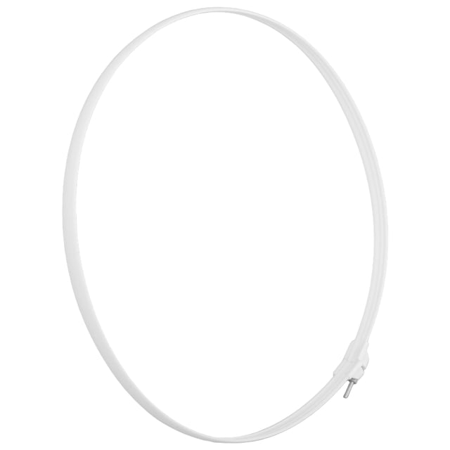 Universal Electric Fan Accessories: Fixed Hoop Plastic for Pedestal Fan Net Hoop Replacement Grille Retainer for Household White 12 Inch