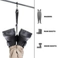 Fishing Wader Boots Hanger Rain Shoes Hanger Strap Belt Drying Rack