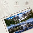 thumbnail image 6 of Elephant Stock Dream Lake In Rocky Mountain Wall Art - Horizontal Multi Panel Canvas - Living Room Wall Decor - Nature Multi Panel - Blue And Gray Decor - 45" x 28", 6 of 8