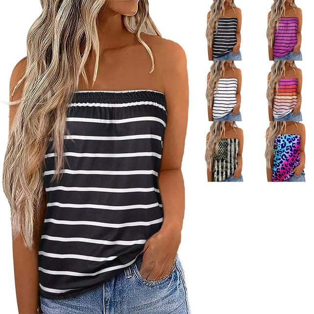 Strapless Tube Top,Strapless Long Tube Top Women Tube Top Strapless Seamless Tube Top Multi-Functional