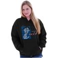 thumbnail image 3 of Betty Boop Jazz Cartoon Character Hoodie Sweatshirt Women Brisco Brands S, 3 of 6