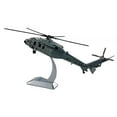 thumbnail image 3 of Modelo de helicóptero con soporte, escala 1:100, juguete de decoración de escritorio, procesamiento CNC, adorno de aleación, simulación, avión, 3 of 9
