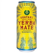 Guayaki Yerba Mate Organic Bluephoria 15.5 Oz Cans - Pack of 12