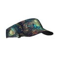 thumbnail image 1 of Fotbe Enchanted Forest Butterfly A Visera Deportiva con Diseño, Gorra Abierta Ajustable de Algodón para Mujer y Hombre, 1 of 7