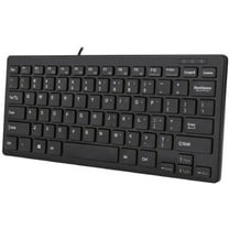 Adesso  78 Key SlimTouch Mini USB Keyboard, Black
