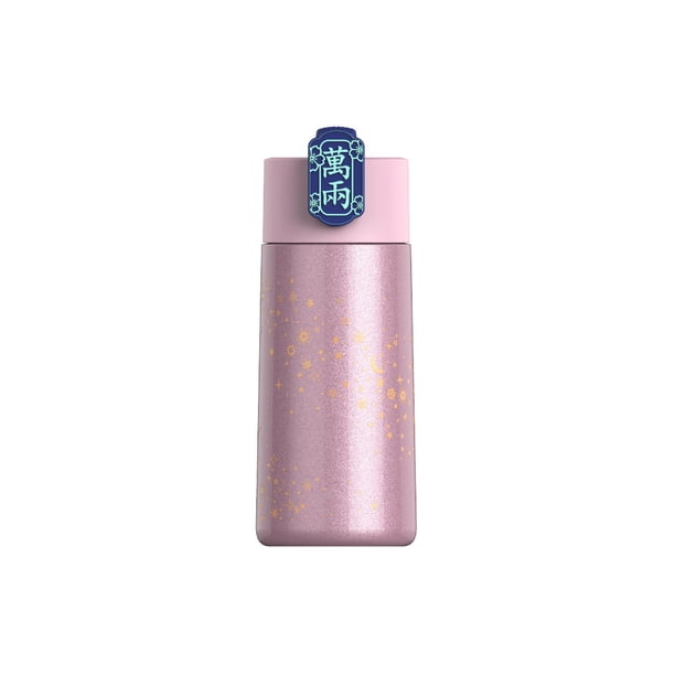 Naiovety Frasco de vacío de 180ML para mujer, Mini botella con aislamiento de taza, tazas de aislamiento térmico con asa, suministros para Teteras Rosado