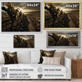 thumbnail image 4 of Designart "Vineyard Tapestry Scenic Splendor" Landscapes Floater Framed Canvas Wall Art, 4 of 7