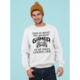 thumbnail image 2 of Greatest Gamer Of All Time Sweatshirt Men -SPIdeals Designs, Male 5X-Large, 2 of 4