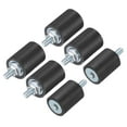 thumbnail image 1 of 6 Pack M4x10mm Thread Studs Rubber Shock 15x20mm Male Female 6 Pack M4 Lock Nuts, 1 of 6