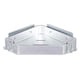 thumbnail image 1 of Estante Triangular Para Productos Básicos, De Aluminio Ahuecado, Sin Perforaciones, Con Ganchos, Soporte De Estante De Almacenamiento Colgante Para Cocina, Baño, Esquina De Pared seitruly HA027312-02, 1 of 7
