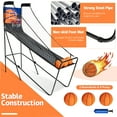 thumbnail image 4 of Costway Foldable Single Shot Basketball Arcade Game W/Electronic Scorer 3 Basketballs, 4 of 11