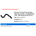 thumbnail image 2 of Reservoir To Pump Power Steering Reservoir Line Hose - Compatible with 1998 - 2002 Honda Accord 3.0L V6 1999 2000 2001, 2 of 2