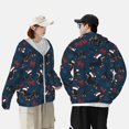 thumbnail image 4 of Lsque Christmas Dachshund UPF 50+ Lightweight Sun Protection Men's Women's Long Sleeve Shirt, Hoodie Performance -Small, 4 of 9