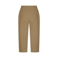 thumbnail image 4 of Hvyesh Capri Pants for Women High Waist Straight Leg Stretch Pants Summer Work Golf Capris with Pockets, 4 of 7