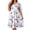 01# Multicolor, variant on Ihhxva Dress for Women Plus Size Floral V-Neck Loose Fit with Pockets Summer Casual Swing Shift A-Line Cotton Soft Flowy Midi Length L-5XL