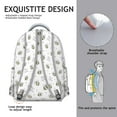 thumbnail image 5 of Bees & Tropical Flowers Backpack&nbsp;- Vacation & School Dual-Use Bag, Water-Repellent Coating, Internal ID Card Slot for Security, 5 of 6