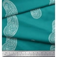 thumbnail image 3 of Soimoi Tissu Poly Georgette Imprimé Cachemire au Mètre 52 Pouces de Large, 3 of 3