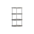 thumbnail image 1 of 4-Tier Plastic Shoe Rack, Multi-Functional Storage Cabinet for Entryway Closet, Compact Shoe Organizer Shelf, 1 of 6