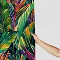 thumbnail image 3 of Orinice Shower Curtain Tropical Jungle Leaves Hawaiian Plants Bird of Paradise Flower Beautiful Exotic  60x72, 3 of 7
