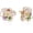Colorful Plum Blossom, variant on Pink Flower Earrings for Women, 925 Sterling Silver Stud Earrings, Cute Plumeria Earrings For Women, Cherry Blossom Hypoallergenic Stud