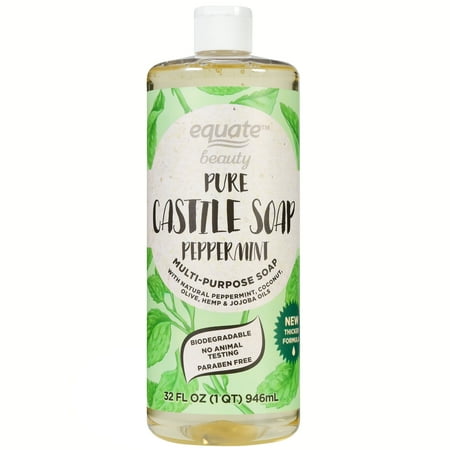 - Equate Beauty Pure Castile Soap, Peppermint, 32 Fl Oz