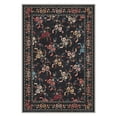thumbnail image 6 of GENIMO 6'x9' Area Rug for Living Room, Washable Non Slip Soft Floral Rug for Bedroom Dining Room Home Office, Black, 6 of 6