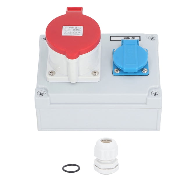 Enchufe De Pared TICFOX CEE IP44 Resistente Al Agua CA 250V 16A Estilo Europeo Y Enchufe Combinado CEE De 5 Pines 32A CA 220-380V 240-415V