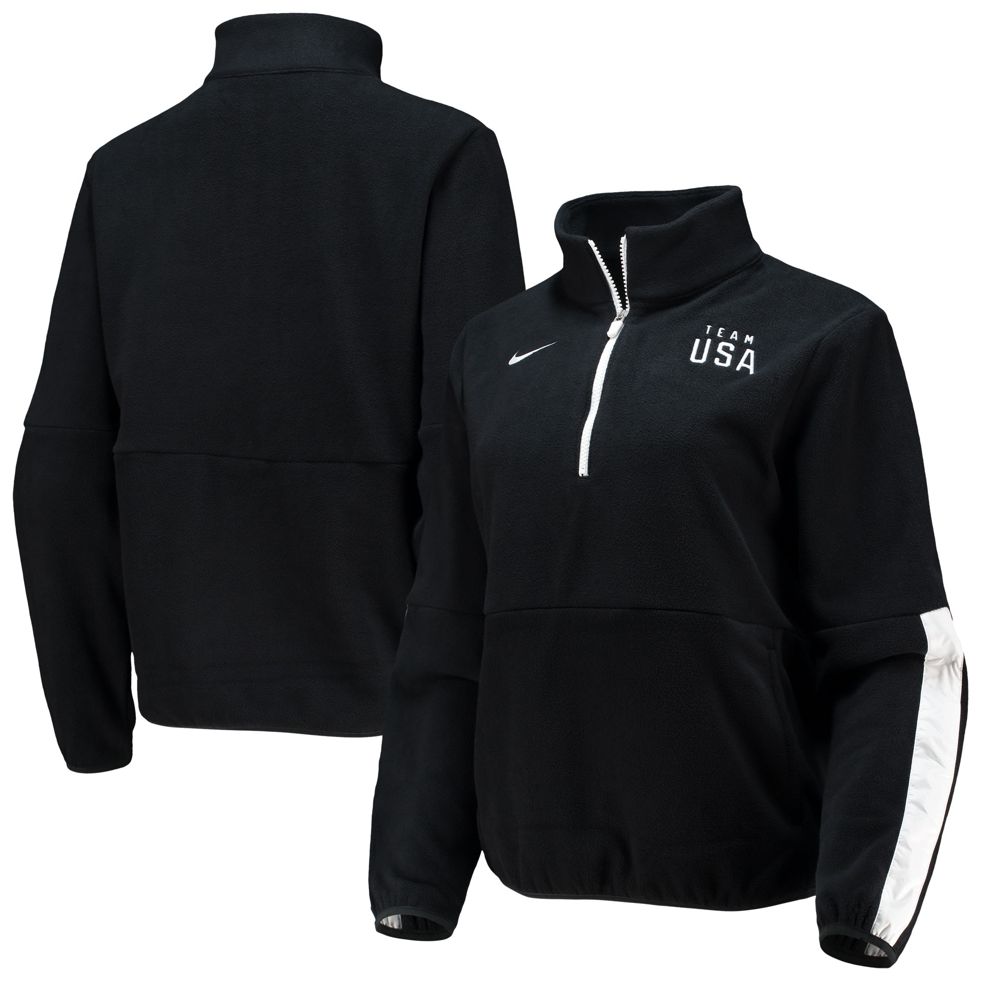 ladies half zip micro fleece