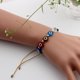 thumbnail image 3 of PPCS String Evil Eye Pulseras Pulseras de cuentas Pulseras ajustables para parejas, 3 of 6