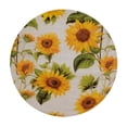 thumbnail image 2 of JEUXUS Vintage Sunflower Round Tablecloth , Tablecloths Stain Resistant waterproof spill proof Polyester Table Cloth cover for Decoration Holiday Parties Kitchen Dining Picnic Indoor Outdoor, 2 of 7