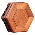 thumbnail image 1 of Base de madera roja Estatua de exhibición china Pedestal de quemador de incienso Base de madera Afortunado Sencillez, 1 of 5