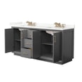 thumbnail image 7 of Wyndham Collection Wcf414172d-Qtz-Us3mxx Strada 72" Free Standing Double Basin Vanity Set, 7 of 7