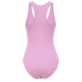 thumbnail image 4 of FashionMille Women's Regular FIt Basic Solid Sleeveless V Neck Bodysuit Top, 4 of 5