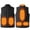 57 Black, variant on guisaled Heated Vest for Men Smart Rechargeable USB Heated Jacket Warm Lightweight Softshell 6 Heating Zone Heated Vests Battery Pack Not Included