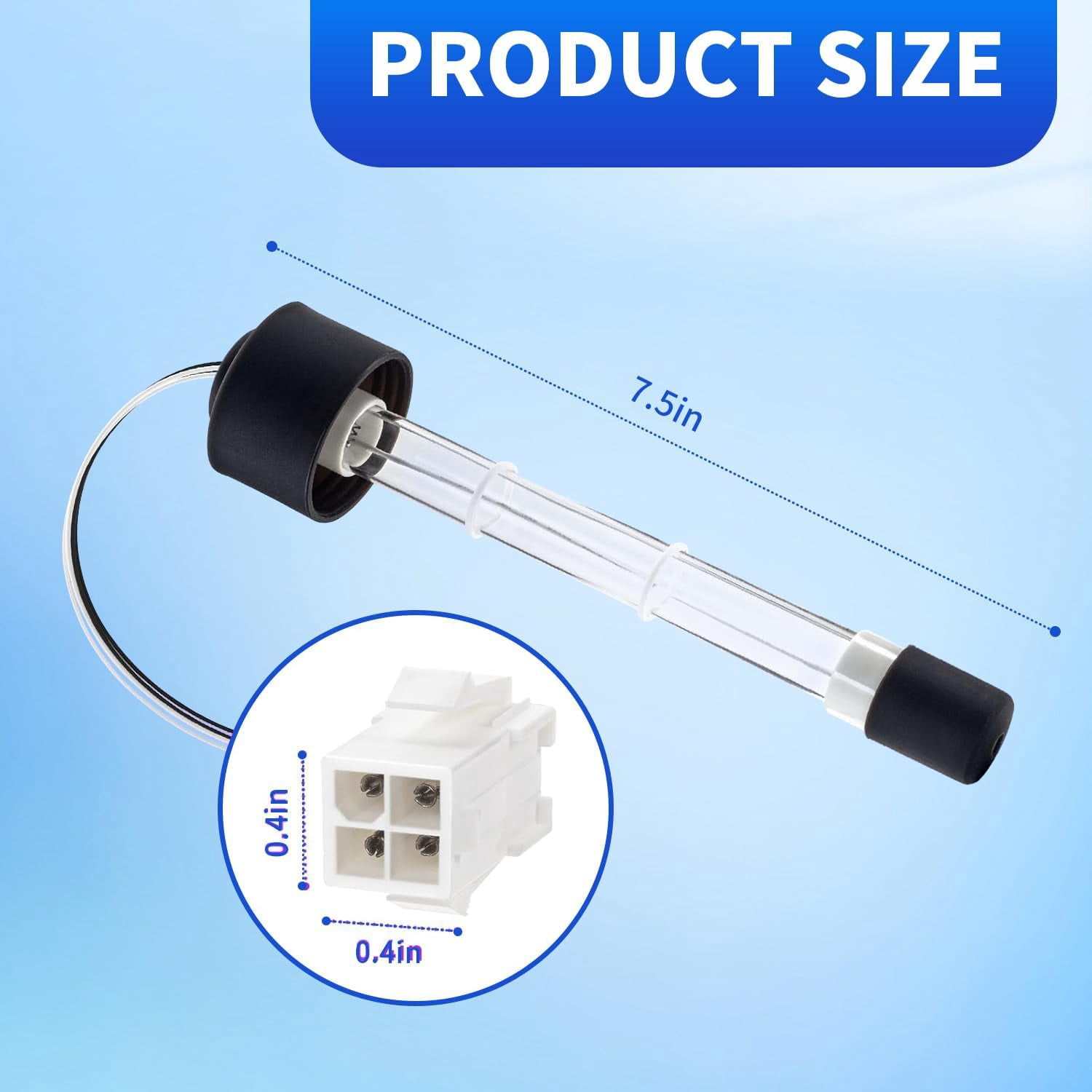 6472-841 Clear Ray XL Replacement UV Bulb for Jacuzzi J-200/J-300/J-400 & Sundance Spas 2012+ Models, Hot Tub Water Purification System,Pool and spa Bulb.