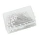thumbnail image 2 of Pasador de posicionamiento, 100 piezas de alfileres de perla, alfileres de costura rectos y redondos, alfiler de bola de rendimiento de primera categoría, 2 of 14
