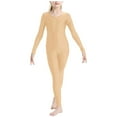 thumbnail image 2 of hengsof Girls Unitards Gymnastics Long Sleeves Full Body Toddler Ballet Leotards for Kids Costumes, 2 of 7
