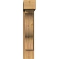 thumbnail image 2 of Ekena Millwork 7 1/2"W x 26"D x 38"H Funston Block Smooth Bracket w/ Offset Brace, Western Red Cedar, 2 of 25