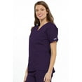 thumbnail image 3 of Cherokee V-Neck Scrub Top for Women with 3 Pockets & Dolman Sleeve - 4700, 3 of 6